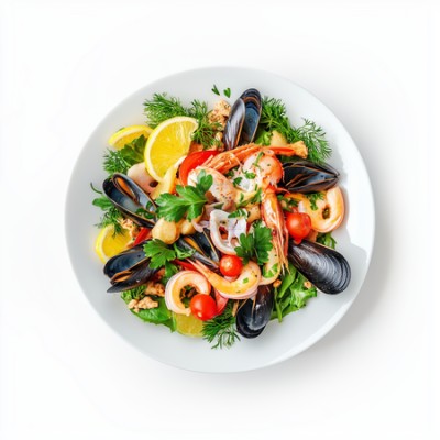 Фирменное блюдо Морской гриль прованс - купить в Важском